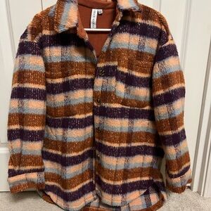 Striped Multicolor Women's Jacket